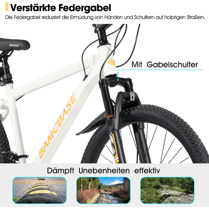 Гірський велосипед Hiland 26 27,5 дюймів, чоловічий/жіночий MTB з алюмінієвою рамою, 21 передача, хардтейл для дорослих з дисковими гальмами, чорний/синій/зелений/фіолетовий/білий, 26 дюймів