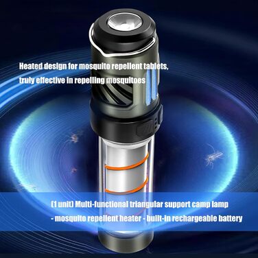 Компактний, потужний, портативний ліхтар, чудово підходить для кемпінгу, походів, відключень електроенергії, висока вихідна потужність, площа освітлення 350 м, портативний високопродуктивний ліхтар, водостійкий для пересіченої місцевості