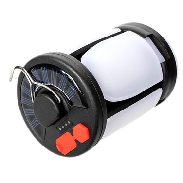 Сонячний наметовий світильник Toddmomy, світлодіодний кемпінговий світильник з ABS-пластику з гачком, зовнішній аварійний світильник для подорожей