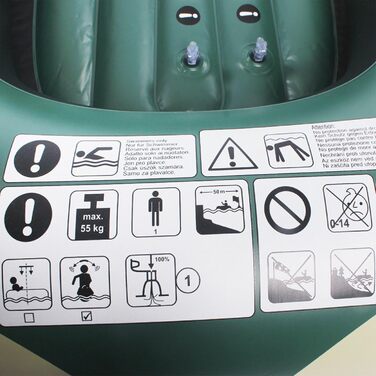 Надувні човни harayaa, надувний човен, каяк, плот, спортивний човен для дорослих, 1 особа з веслом