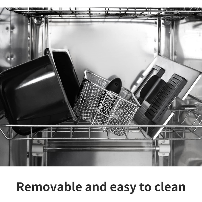 Напівпрофесійна фритюрниця, нержавіюча сталь, 2200 Вт, 3 літри. Не містить бісфенолу А, 30HEZ -