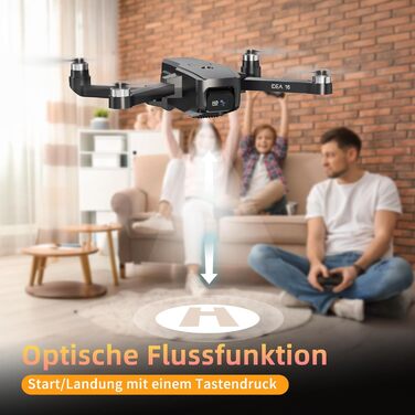 Дрон із камерою 4K, 5G Wi-Fi. Максимальна швидкість польоту 40 км/год. Стійкість до вітру. Рівень 4. Безщітковий двигун. Дрон для