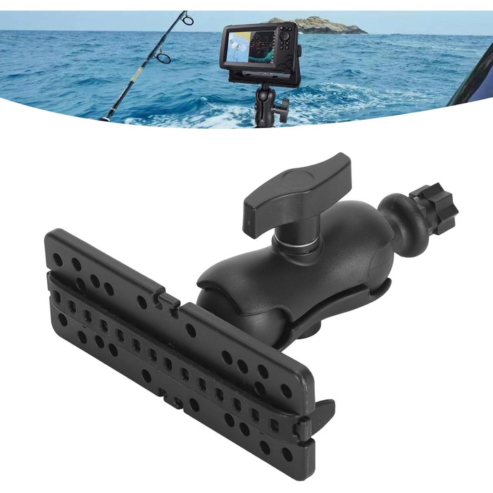 Монтажна база ехолота Annadu, універсальна монтажна пластина, поворотний м'яч на 360 градусів, шестигранна основа, електроніка, кріплення для ехолота, легке встановлення, морський, човен, байдарка, аксесуари