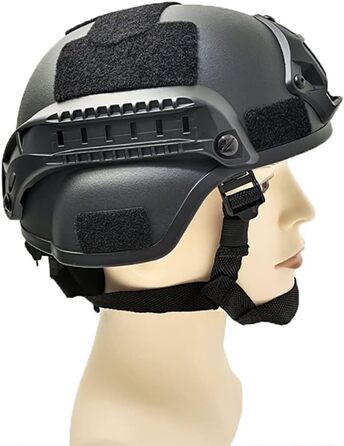 Шолом Fast Padded 22.05-23.62 дюйма одного розміру, страйкбольний шолом, універсальний пейнтбольний шолом, регульована бічна планка, кріплення для NVG, захисний шолом для полювання, зелений страйкбольний шолом, бамп-шолом для пейнтболу