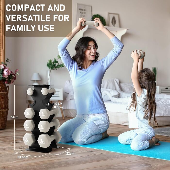 Стійка для гантелей, місце для зберігання гантелей, міцна сталева стійка для гантелей, місце для зберігання гантелей, доступне у варіантах з 3, 5 та 6 рівнями. Мала 5-рівнева для 0,5-7 кг