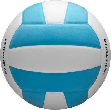 Волейбольний м'яч WILSON Pro Tour для приміщень, Змагальний, Синтетична шкіра, Прострочка V-Tec, Офіційний розмір, Світло-блакитний/Білий