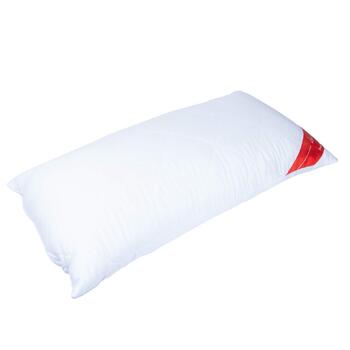 Класична червона подушка для шиї Dream Castle з регульованим наповнювачем для оптимальної підтримки шиї - високоякісна стьобана мікрофібра та міцний дизайн - 40x80 см