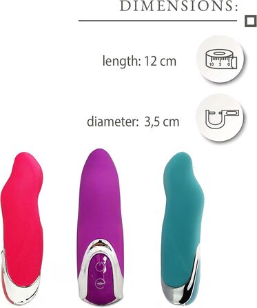 Класичний вібратор для жінок Future of your pleasure Sensual ф12 см, діаметр 3,5 см, 7 режимів вібрації, водонепроникний, фіолетовий