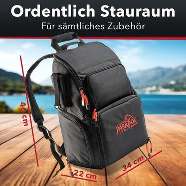 Рибальський рюкзак Paradox з коробками I вкл