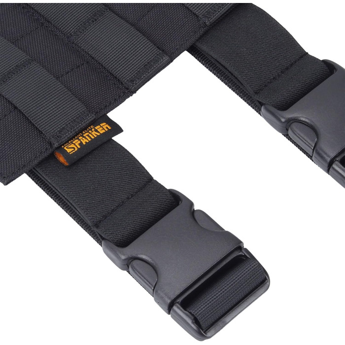 Тактична кобура на ногу з регульованою платформою Molle-модуль універсальний чохол на ліву/праву ногу чорний