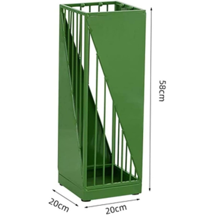 Підставка для парасольки, Тримач для парасольки, Підставка для парасольки, Скандинавське творче залізо, Підвісна складна парасолька, Водонепроникне та нержавіюче відро для парасольки Green2