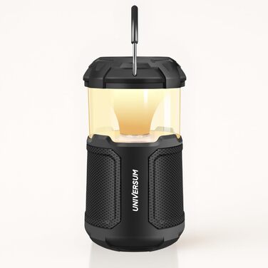 Вулична Bluetooth-колонка з підсвічуванням та зовнішнім акумулятором - 20 Вт, SD-карта, AUX-IN - акумулятор 10000 мАг - світлодіодний кемпінговий ліхтар з Bluetooth-колонкою - світлодіод з регульованою яскравістю, 2300 люкс - всепогодний, 300 -