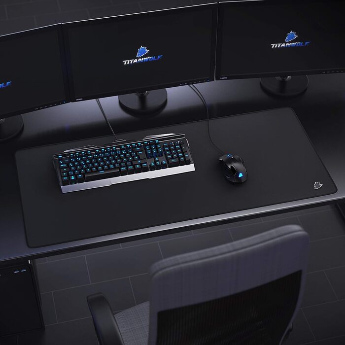 Великий XXL килимок для миші 900x400x3 мм - Настільний килимок - Ігровий килимок - Покращена точність і швидкість - Гумова основа