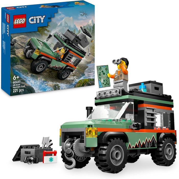 Конструктор LEGO City Offroad Off-Road Vehicle 60447, 221 деталь, позашляхова тематика