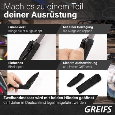 Складаний ніж G1 (дворучний) з точилкою та чохлом, EDC ніж Outdoor & Survival кишеньковий ніж, ніж для виживання, мисливський ніж