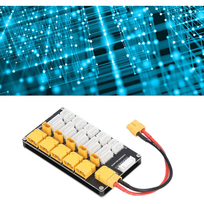 Плата заряджання літієвих акумуляторів, плата заряджання літієвих акумуляторів, паралельний роз&39єм XT30 XT60, літієві акумулятори 2S-6S для зарядного пристрою B6, гаража та майстерні