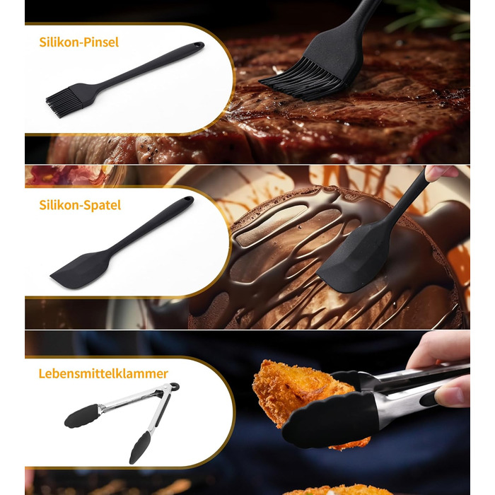 Аксесуари для фритюрниці, 12 шт. Аксесуари для фритюрниці Dual 2024 для фритюрниці Ninja Air Fryer AF500EU, AF400EU, AF300EU, Innsky, Princess, Emerio Аксесуари для решіток аерофритюрниці та пляшки з розпилювачем олії 9.5-10.4 л