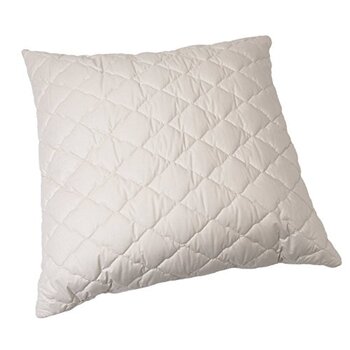 Подушка з органічної овечої вовни 80x80 см, подушка з наповнювачем з натуральної вовни, чохол 100 органічна бавовна, можна прати