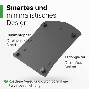 Виготовлений з високоякісного металу, підходить для Thermomix TM6 & TM5 - ідеальний аксесуар, що підходить для Thermomix в антрацитово-сірому кольорі (Anthracite-grey TouchPRO)