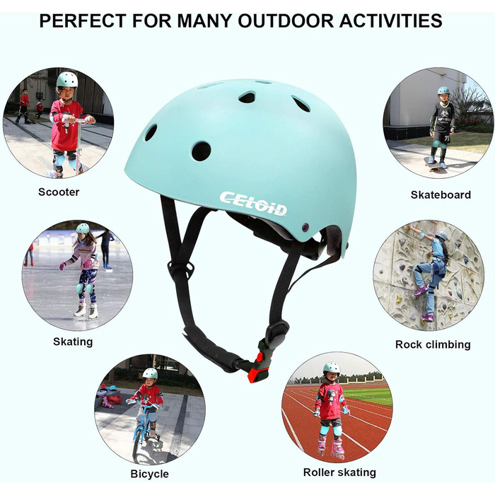 Дитячий велосипедний шолом CELOID, дитячі шоломи для скейтборду для дітей віком 3-5-8-10-16 років хлопчики дівчатка, регульований