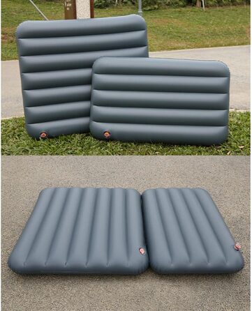 Повітряна подушка матрац для автомобіля, автомобільна повітряна подушка з зазором 100x60x15 см Надувний автомобільний матрац для багажника Автомобільний матрац, кемпінговий матрац для спальні в автомобілі, туристичний надувний матрац, маленьке повітряне л