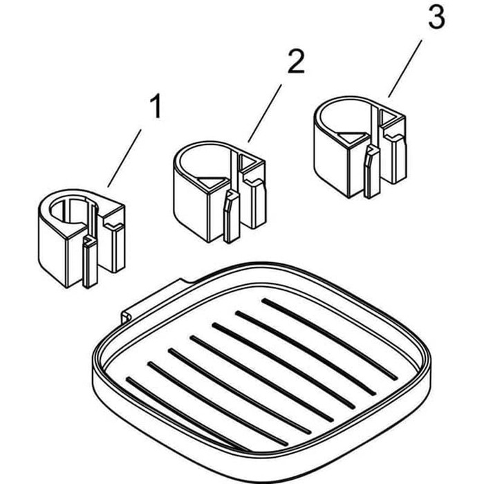 Мильниця Hansgrohe для Casetta Softcube 26519000 Душова стійка 26519000 Інше 1.0