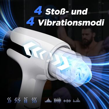 Електричний мастурбатор Dolamgel, з двома каналами, 4 режими поштовхів, 4 режими вібрації, APP-керування