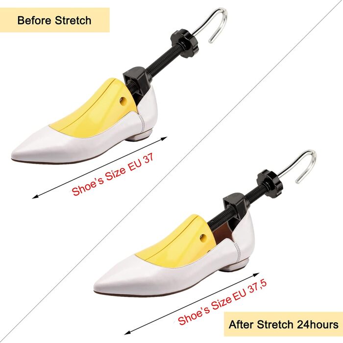 Розширювач для взуття чоловічий та жіночий двосторонній з пластику та металу Розширювач для взуття з пластику та металу Розширювач