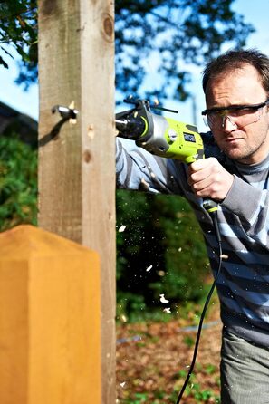 Двоступеневий ударний дриль Ryobi RPD1200K, 1200 Вт, падіння на 360 градусів, 230 В