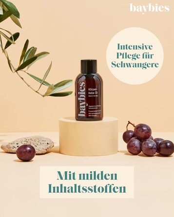Сертифікована натуральна косметика Веганська масажна олія для запобігання розтяжок і слідів вагітності 100 мл