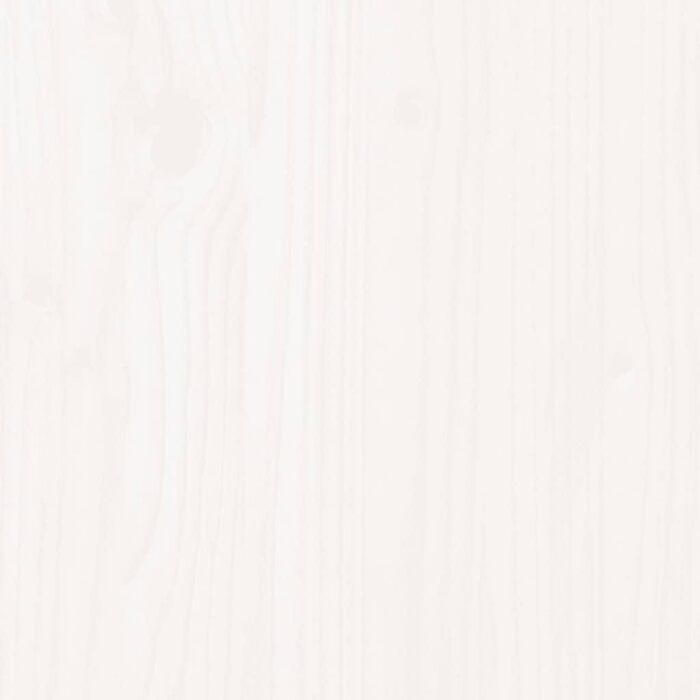 Дитяче ліжко, біле, 90x190 см, масив сосни з каркасом балдахіну та міцними дерев&39яними рейками для стійкості та вентиляції односпальне ліжко з масиву сосни з рустикальним білим покриттям 195,5 x 95,5 x 190 см