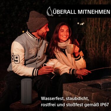 Портативна бездротова Bluetooth колонка з широким звучанням - водонепроникна, ударостійка, 24-годинна робота від акумулятора та шв