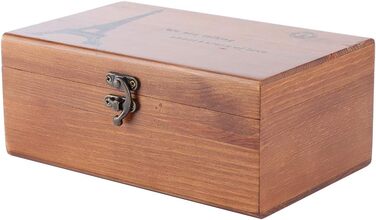 Багатофункціональний вінтажний дерев'яний набір для шиття з органайзером для ниток та голок, валіза для рукоділля (набір Вежа)