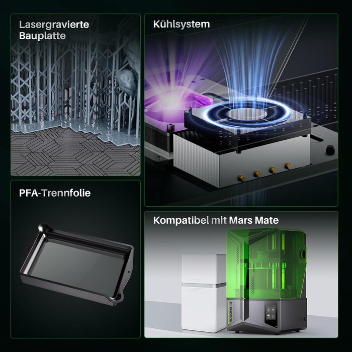 Принтер, автоматичне нівелювання, інтелектуальний механічний датчик, 10-дюймовий монохромний РК-дисплей, колімаційна лінза COBFres