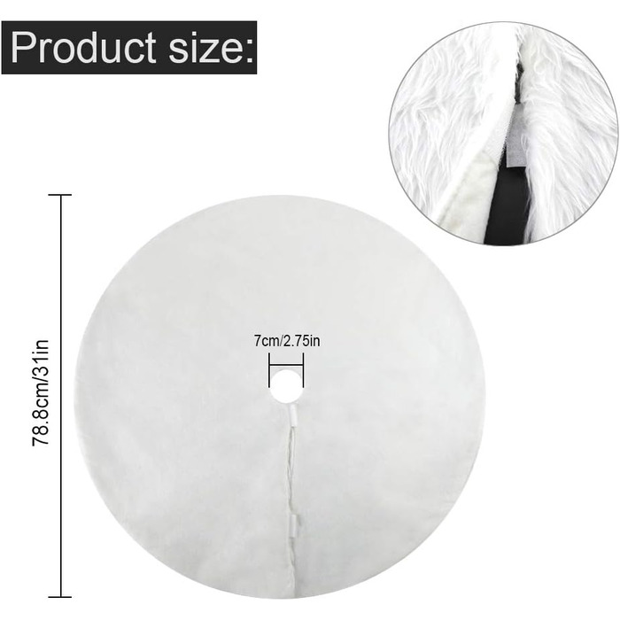 Різдвяна спідниця під ялинку 78 см HOWAF