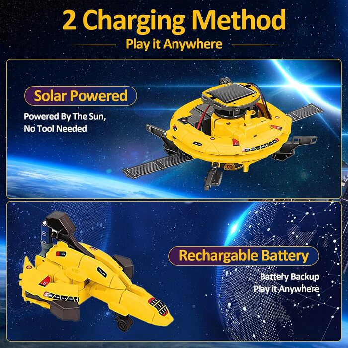 Дитячі іграшки сонячний робот 6 в 1 Focenat, набори сонячних роботів STEM для хлопчиків, експерименти з сонячними роботами, будівельні набори для дітей, розвиваючі іграшки для дітей від 6 років і старше