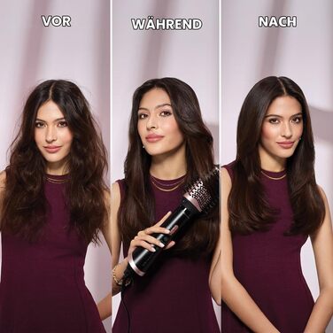 Стайлер для волосся Bellissima Volume Dry&Style сушіння, укладка та об'єм від коренів до кінчиків, іонізація та кераміка для захисту волосся, 1000 Вт, для середньої довжини волосся