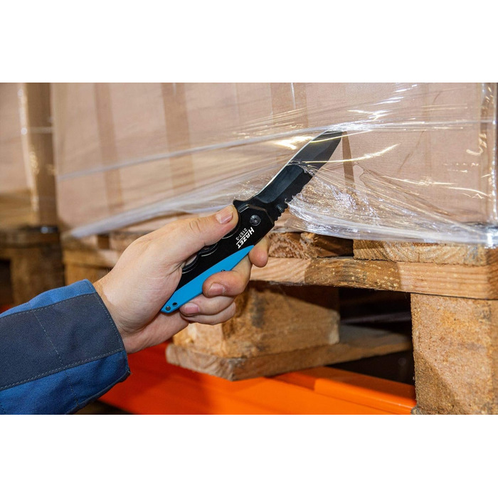 Складаний ніж 2157-3 I Кишеньковий ніж для вулиці з високоякісним лезом з нержавіючої сталі I Алюмінієва ручка з виїмками для паль