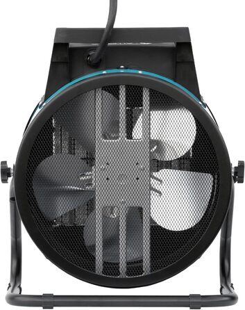 Тепловентилятор ALLEGRA AB-H92 високовольтний електричний будівельний обігрівач потужністю 9 кВт для будівельних майданчиків, майстерень та промисловості, потужний вентилятор на 400 В