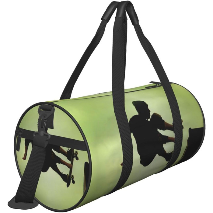 Блискучий, гарний візерунок, кругла форма, велика місткість, дорожня сумка, легка та міцна, подарунок для піших прогулянок, відпустки, ділових поїздок та іншого, для скейтборду, універсальний розмір