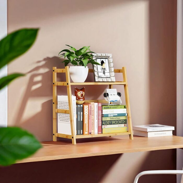 Бамбукова підставка для спецій, стояча, настільна полиця, 40x40x21 см, дерев&39яна підставка для спецій, кухонний органайзер, органайзер для кухонної стільниці, пральні та офісу