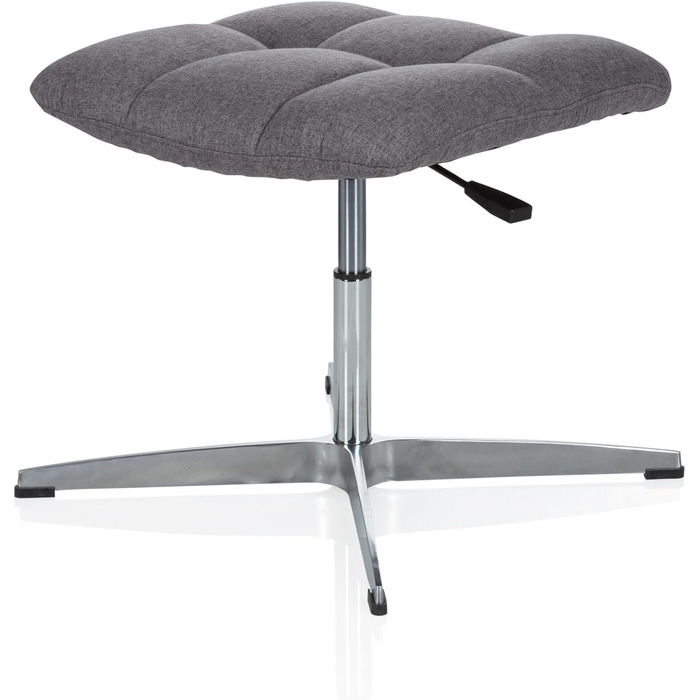 Ретро-табурет SARANTO, 670934, тканина, темно-сірий