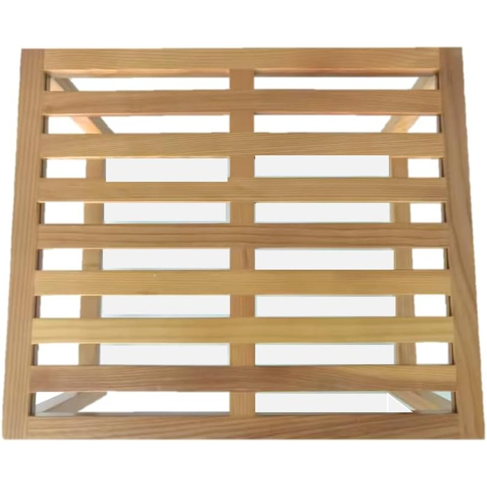 Кухонна полиця Yisen, кухонний органайзер, тримач для спецій, штабелюється, органайзер для полиць з масиву ясена для кухні, для ванної кімнати (комплект з 2 шт.)