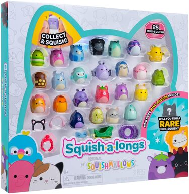 Набір колекційних фігурок Squish-a-longs (25 шт.), 2,5 см