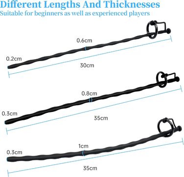 Силіконова паличка для пеніса з кільцевою уретральною пробкою з отвором Чоловіча мастурбація Секс-іграшка для мастурбації - Розмір SML ОДНОРАЗОВА S/M/L (3 упаковки), 7