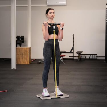 Тренувальна платформа Whiteoak еспандери та ізометрична тренажерна станція X3 в одному з протиковзкою опорною пластиною для домашнього використання Домашнє обладнання для тренувань Тренувальна платформа Solo