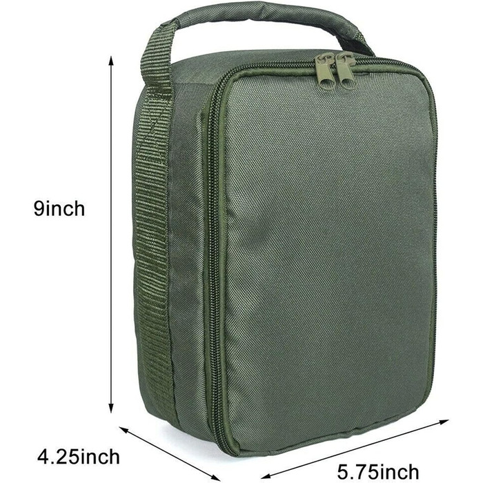 Сумка для рибальських снастей XUSANSO Водонепроникна сумка для риболовлі Портативна сумка для транспортування вудилища Сумка для зберігання риболовних снастей з 3 регульованими роздільниками для спінінгів і котушок для закидання наживки