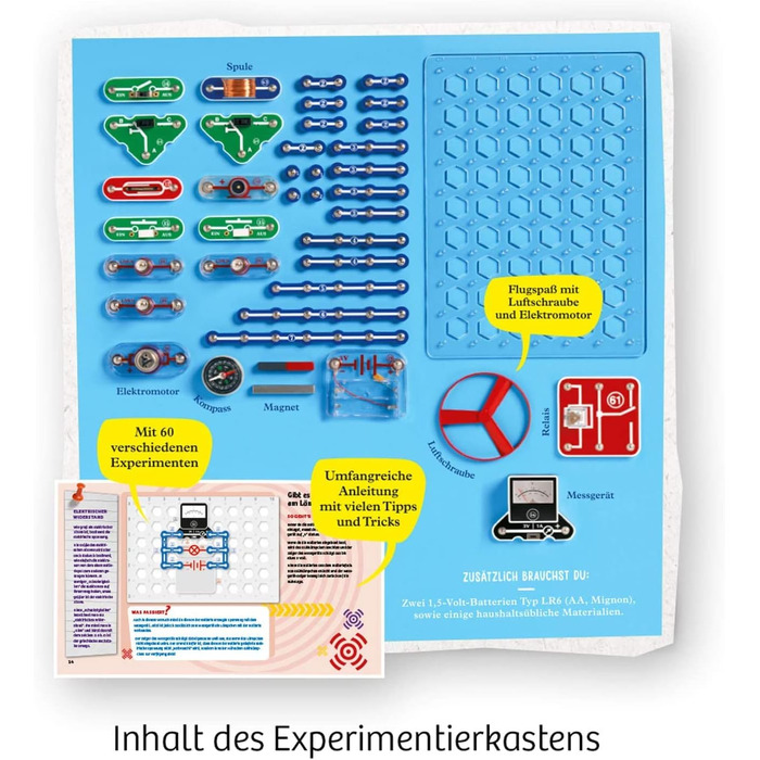Набір для експериментів Easy Elektro Start KOSMOS, основи електрики