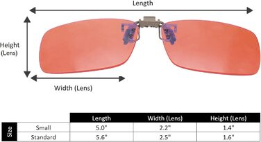 Окуляри-кліпси BRADDELL OPTICS з фільтром від мігрені (FL-41 рожеві та FL-60 коричневі) при фотофобії, LED-освітленні та роботі за комп'ютером