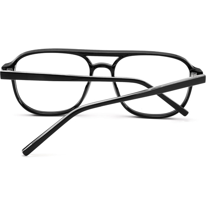 Окуляри Pro Acme Blue Light Blocking Glasses - Великі квадратні окуляри з оправою 70-х для жінок, чоловіків, комп&39ютерні окуляри 7202A A1, чорні